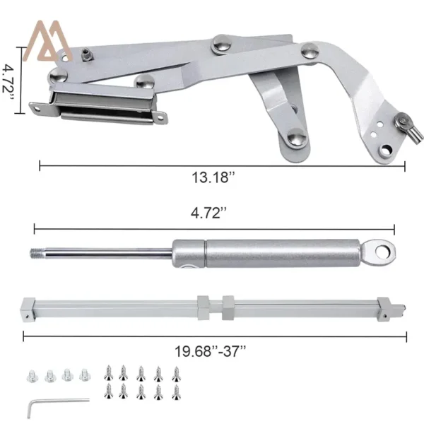 Rod Vertical Cabinet Door Closing Hinge