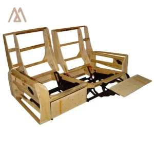 Manual massage chair hardware iron frame mechanism.