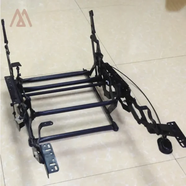 Manual massage chair hardware iron frame mechanism.