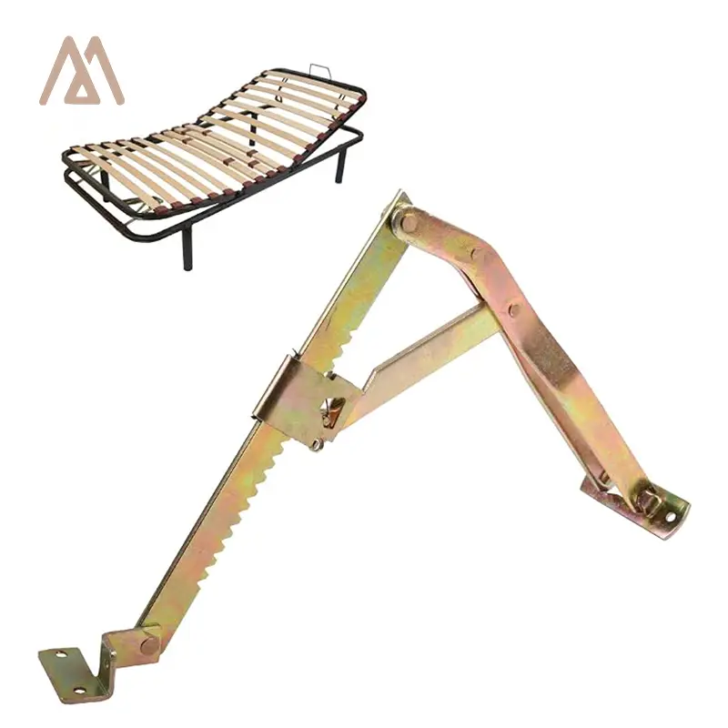 Multi-position folding hinge for furniture hardware