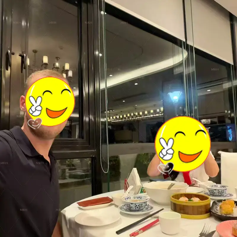Dining with a client