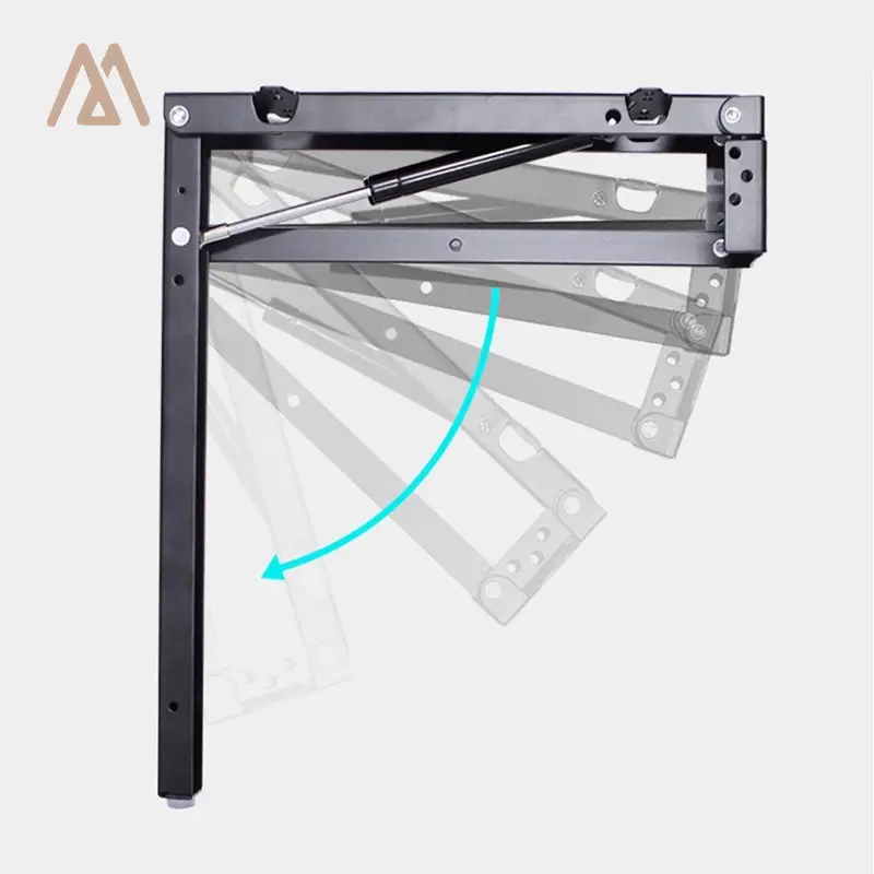 Folding hardware bracket for shoe-changing stools 2